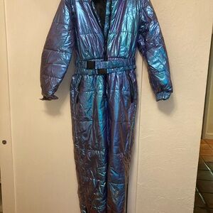 Club Exx Iridescent Blue Women's snowsuit